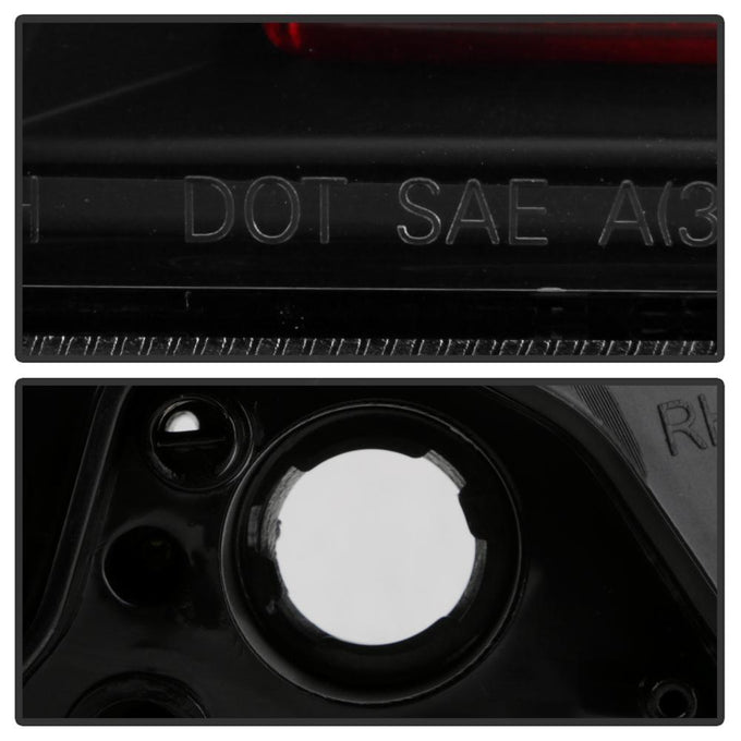 Black LED Tail Lights <br>07-09 Toyota Camry