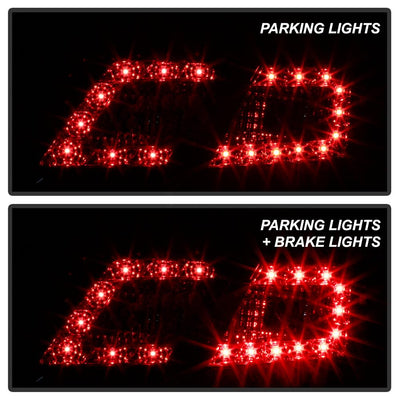 Black LED Tail Lights <br>07-09 Toyota Camry