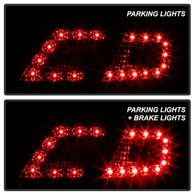 Black LED Tail Lights <br>07-09 Toyota Camry