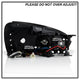 LED Halo Black DRL Projector Headlights <br>04-07 Chevrolet Malibu