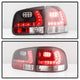Black LED Tail Lights <br>04-07 Volkswagen Touareg