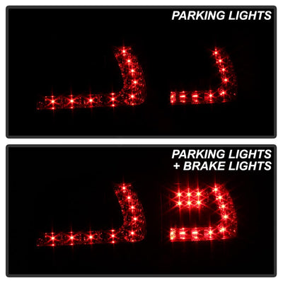 Black LED Tail Lights <br>04-07 Volkswagen Touareg