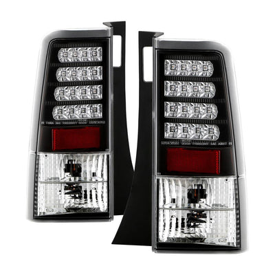 Version 2 Black LED Tail Lights <br>04-06 Scion xB