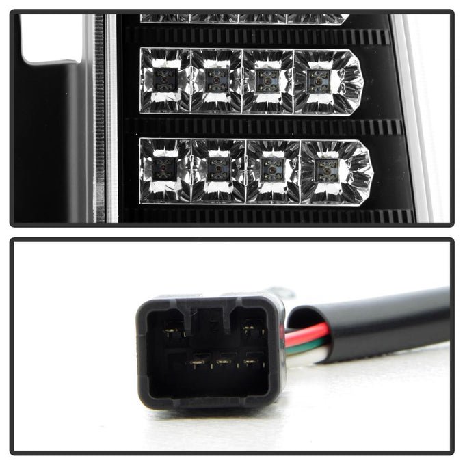 Version 2 Black LED Tail Lights <br>04-06 Scion xB