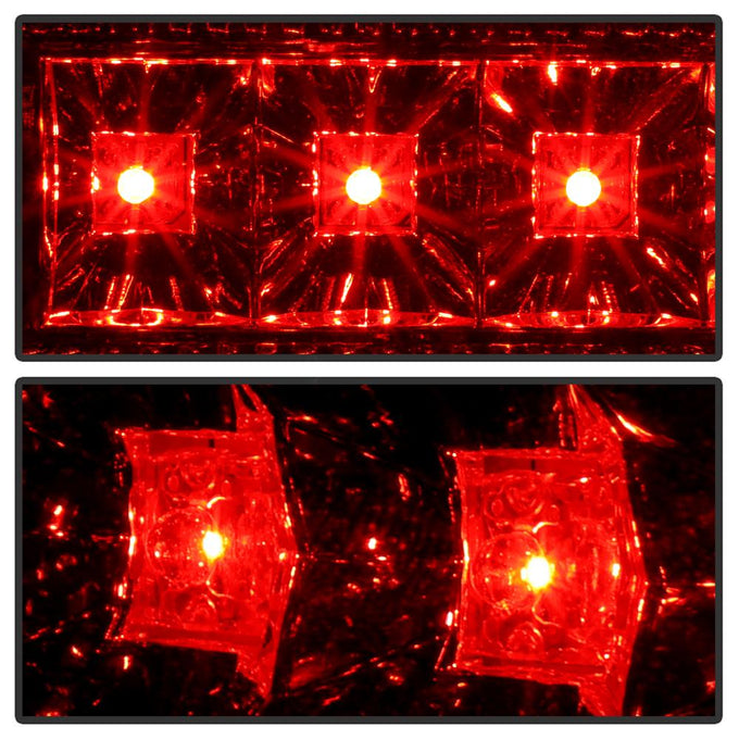 Version 2 Red Clear LED Tail Lights <br>04-06 Scion xB