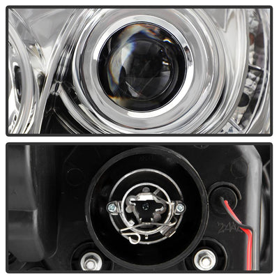 DRL Chrome Projector Headlights <br>02-06 Toyota Camry
