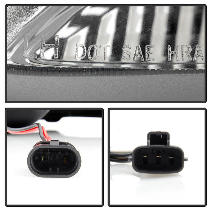 DRL Chrome Projector Headlights <br>02-06 Toyota Camry
