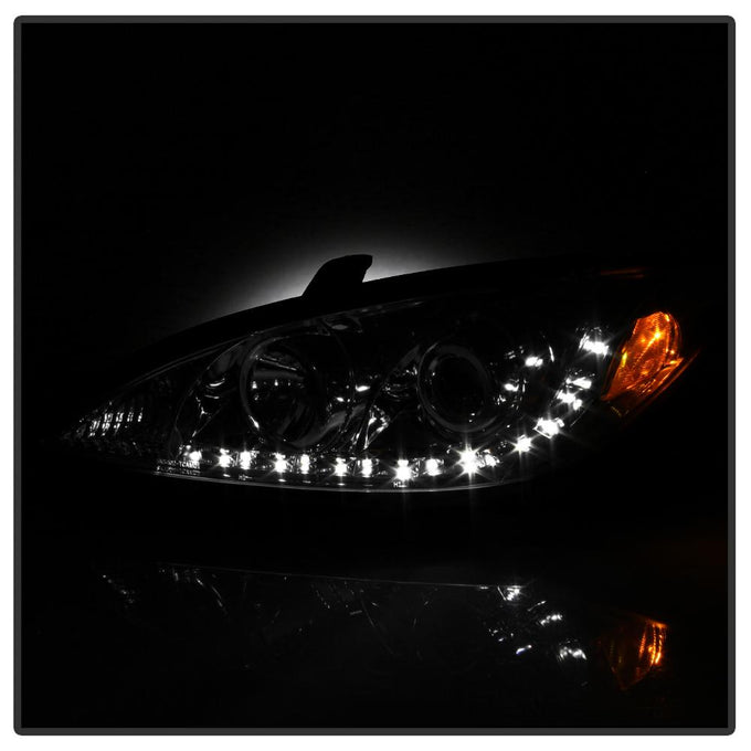 DRL Chrome Projector Headlights <br>02-06 Toyota Camry