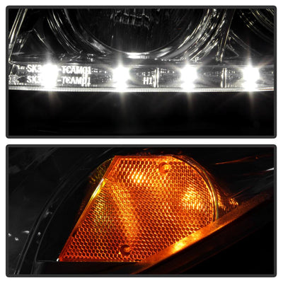 DRL Chrome Projector Headlights <br>02-06 Toyota Camry