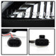 DRL Black Projector Headlights <br>02-06 Toyota Camry