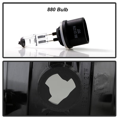 Smoke OEM Fog Lights wo/switch <br>07-13 Chevrolet Avalanche Suburban 2500 Silverado 1500 2500 HD