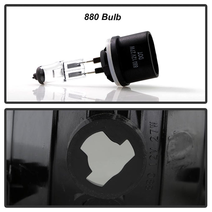 Smoke OEM Fog Lights wo/switch <br>07-13 Chevrolet Avalanche Suburban 2500 Silverado 1500 2500 HD