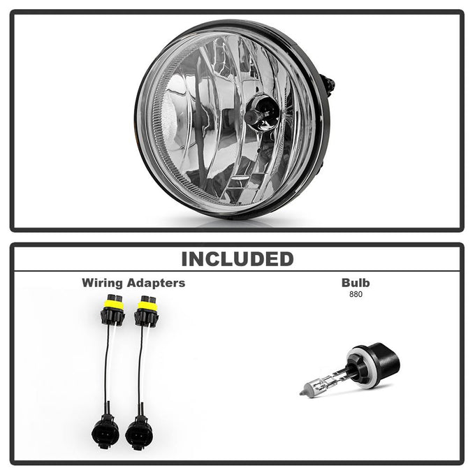 Clear OEM Fog Lights wo/switch <br>07-13 GMC Sierra 1500 Sierra 2500 HD Sierra 3500 HD