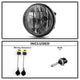 Smoke OEM Fog Lights wo/switch <br>07-13 GMC Sierra 1500 Sierra 2500 HD Sierra 3500 HD