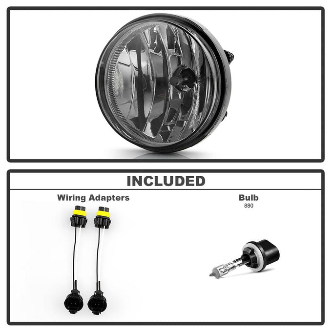 Smoke OEM Fog Lights wo/switch <br>07-13 GMC Sierra 1500 Sierra 2500 HD Sierra 3500 HD