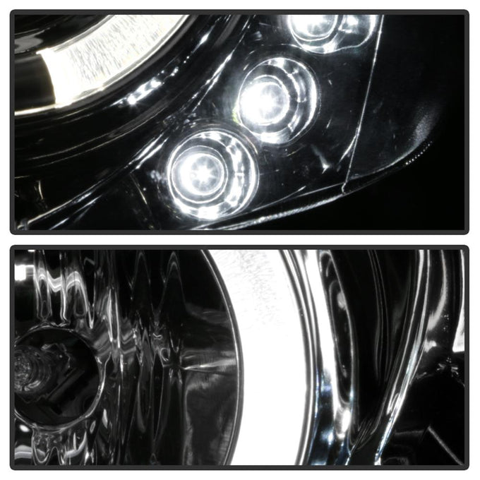 LED Halo Chrome Projector Headlights <br>02-06 Toyota Camry