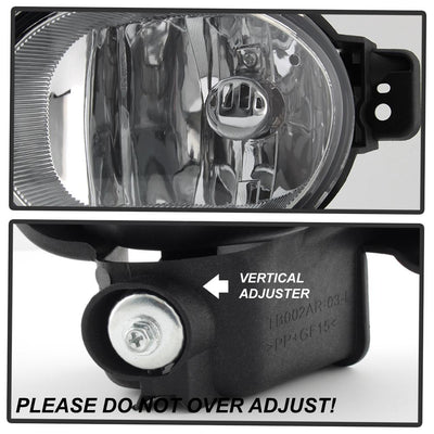 Clear OEM Fog Lights wo/Switch <br>07-08 Acura TL