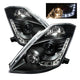 DRL Black Projector Headlights <br>03-05 Nissan 350Z