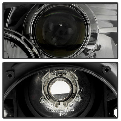 DRL Smoke Projector Headlights <br>03-05 Nissan 350Z