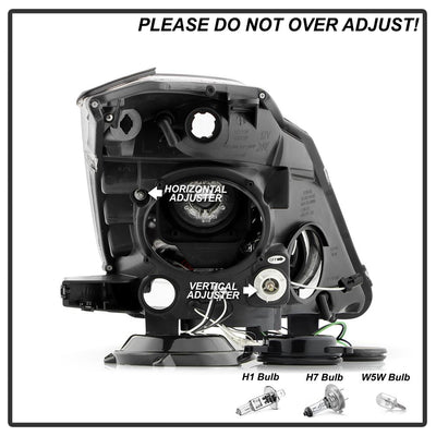DRL Smoke Projector Headlights <br>03-05 Nissan 350Z