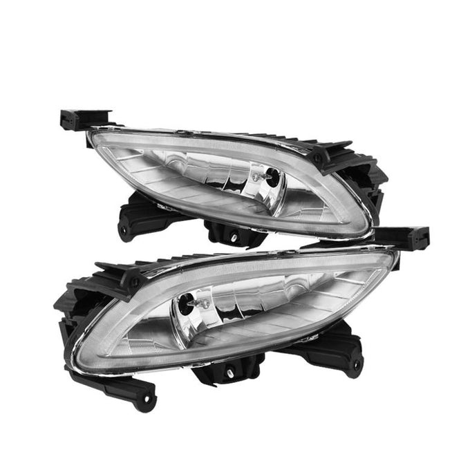 Clear OE Style Fog Lights W/Switch <br>11-12 Hyundai Sonata