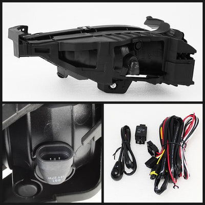 Clear OE Style Fog Lights W/Switch <br>11-12 Hyundai Sonata