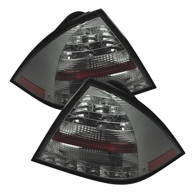 Smoke LED Tail Lights <br>06-07 Mercedes-Benz C280 C350, 05-07 C230 C55 AMG