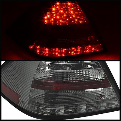 Smoke LED Tail Lights <br>06-07 Mercedes-Benz C280 C350, 05-07 C230 C55 AMG
