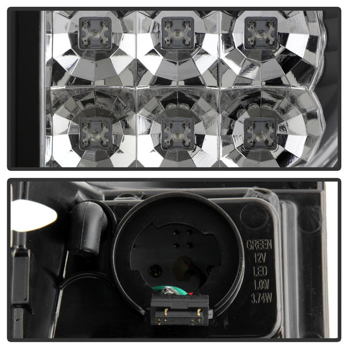 Black LED Tail Lights <br>04-15 Nissan TITAN