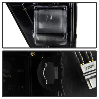Black LED Tail Lights <br>04-15 Nissan TITAN