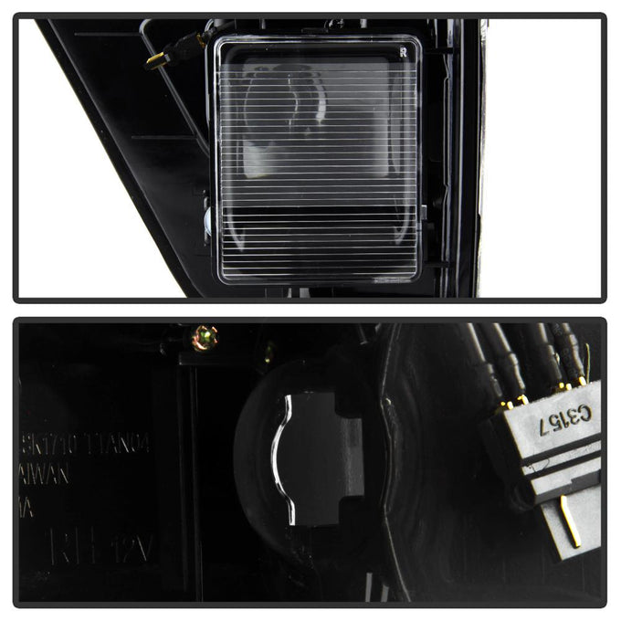 Black LED Tail Lights <br>04-15 Nissan TITAN