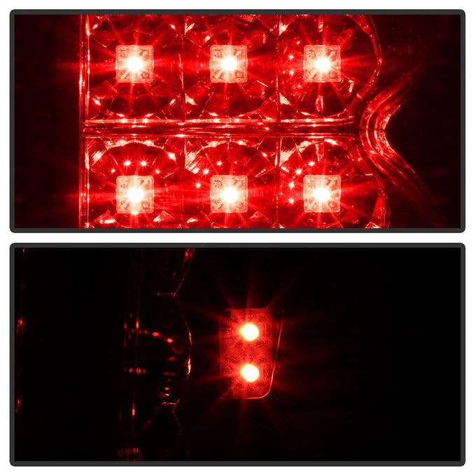 Black LED Tail Lights <br>04-15 Nissan TITAN