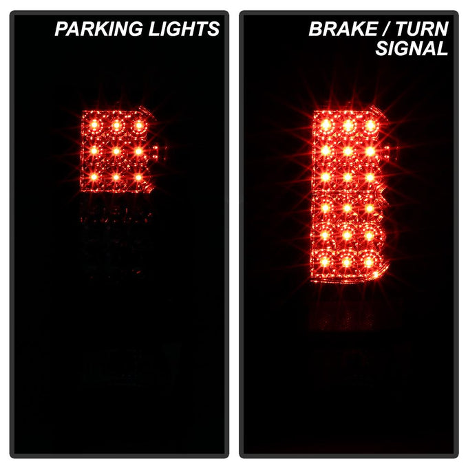 Black LED Tail Lights <br>04-15 Nissan TITAN