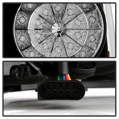 Black LED Tail Lights <br>03-05 Land Rover Range Rover