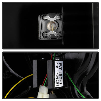 Black LED Tail Lights <br>03-05 Land Rover Range Rover