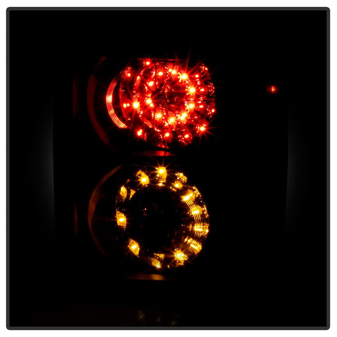 Black LED Tail Lights <br>03-05 Land Rover Range Rover