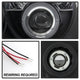 LED Halo Black Projector Headlights <br>08-10 Jeep Grand Cherokee