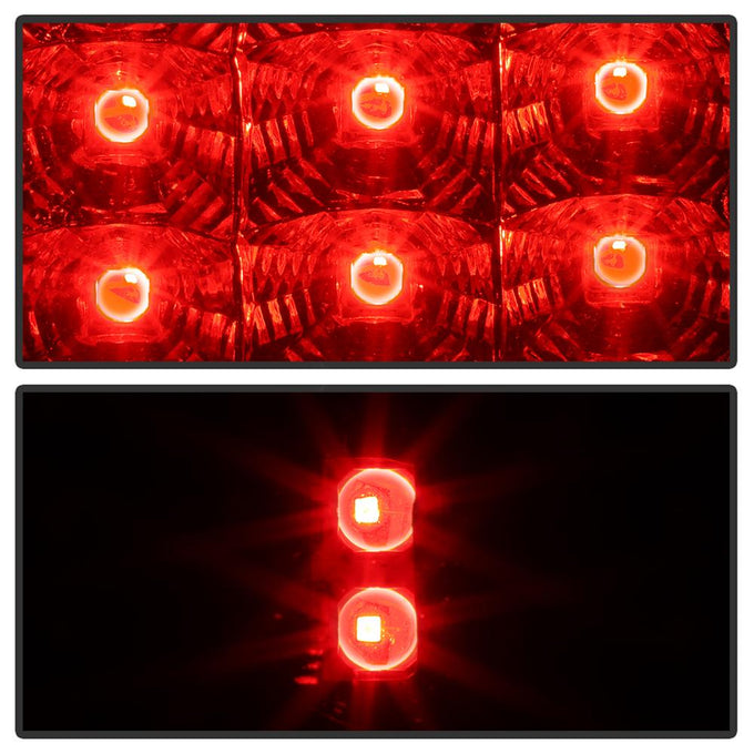Black LED Tail Lights <br>07-10 Jeep Grand Cherokee