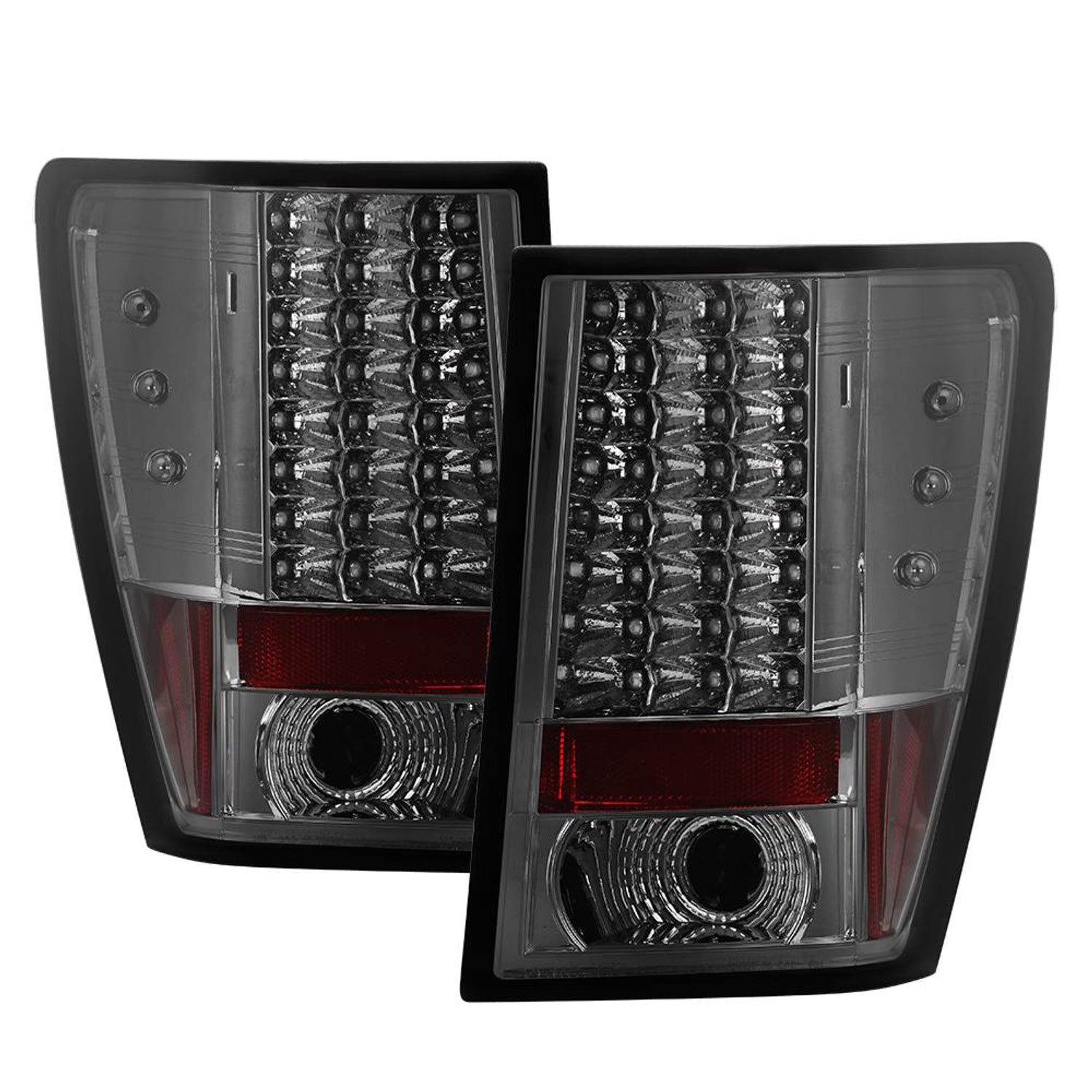 Smoke LED Tail Lights <br>07-10 Jeep Grand Cherokee