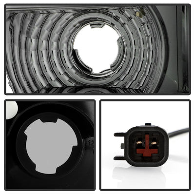 Smoke LED Tail Lights <br>07-10 Jeep Grand Cherokee