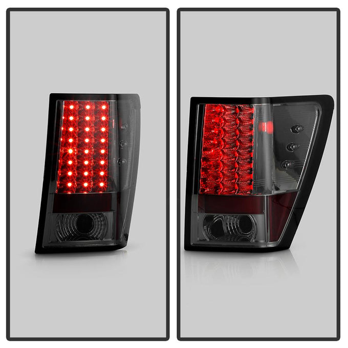 Smoke LED Tail Lights <br>07-10 Jeep Grand Cherokee