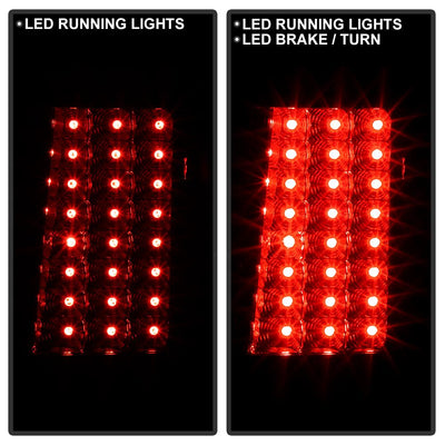 Smoke LED Tail Lights <br>07-10 Jeep Grand Cherokee