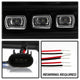LED Halo Black DRL Projector Headlights <br>11-16 Ford F-250 F-350 F-450 Super Duty