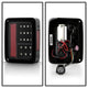 Black LED Tail Lights <br>07-17 Jeep Wrangler 18 Jeep Wrangler JK