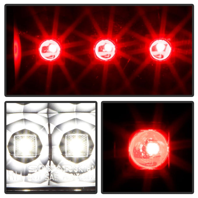 Black LED Tail Lights <br>07-17 Jeep Wrangler 18 Jeep Wrangler JK