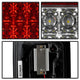 Red Clear LED Tail Lights <br>07-17 Jeep Wrangler 18 Jeep Wrangler JK