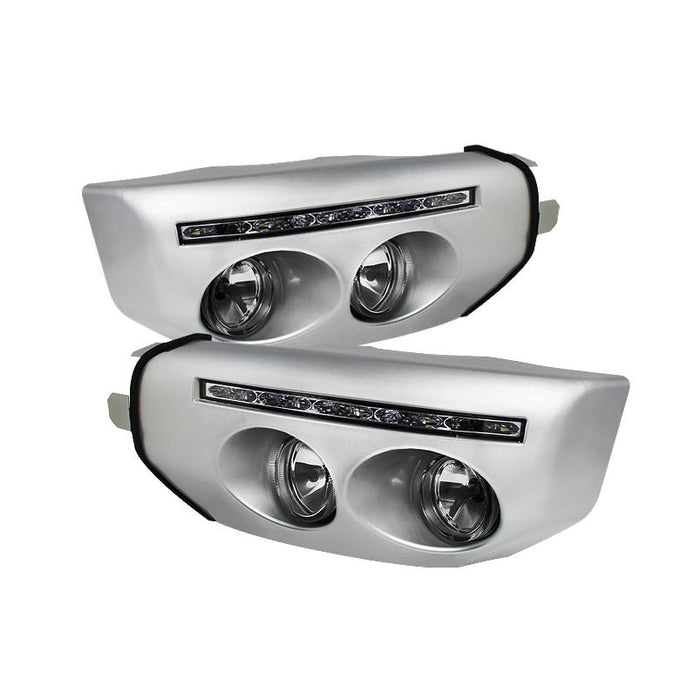 Clear Fog Lights With LED Daytime Running Lights W/Switch <br>07-14 Toyota FJ Cruiser