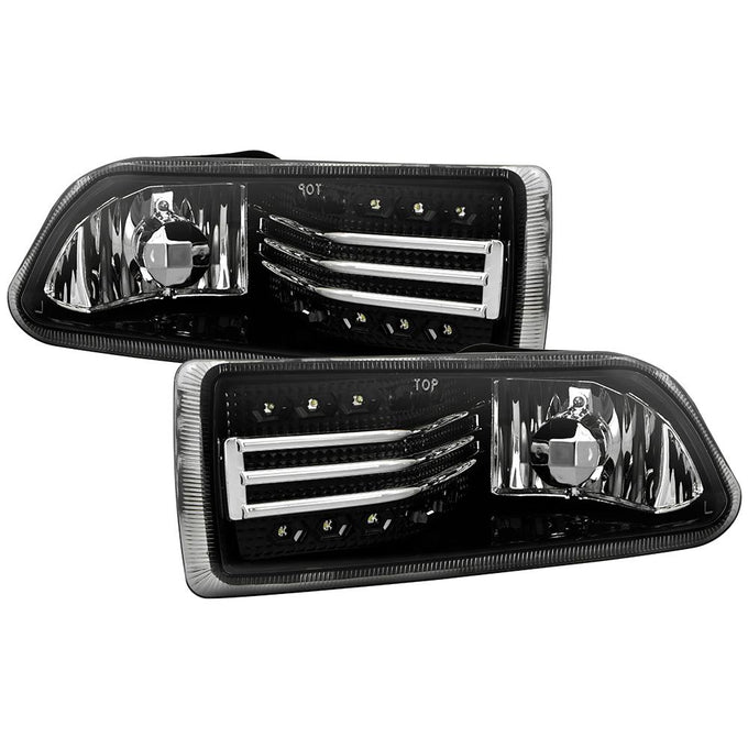 Clear LED Fog Lights w/Switch <br>05-10 Scion tC