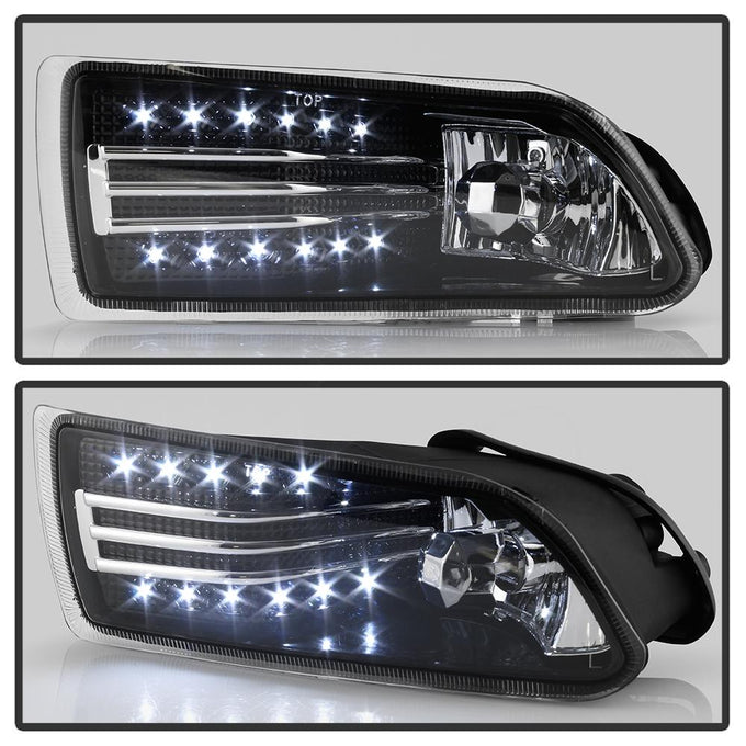 Clear LED Fog Lights w/Switch <br>05-10 Scion tC