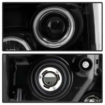 CCFL Halo Black DRL Projector Headlights <br>11-16 Ford F-250 F-350 F-450 Super Duty